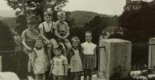 Na Gradu leta 1955; Foto: osebni arhiv Bernot