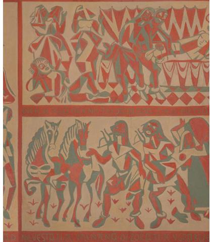 Pittura sgraffito nella Torre dei Tiratori