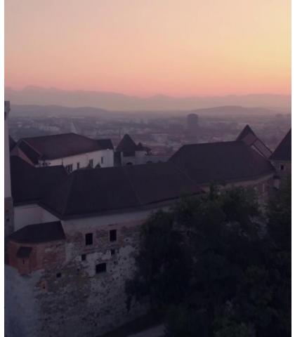 Ljubljanski grad skozi filmski objektiv