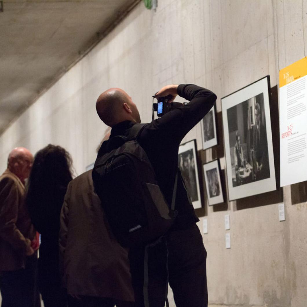 Otvoritev razstave Lesket filmskih trenutkov. Foto: Nada Žgank