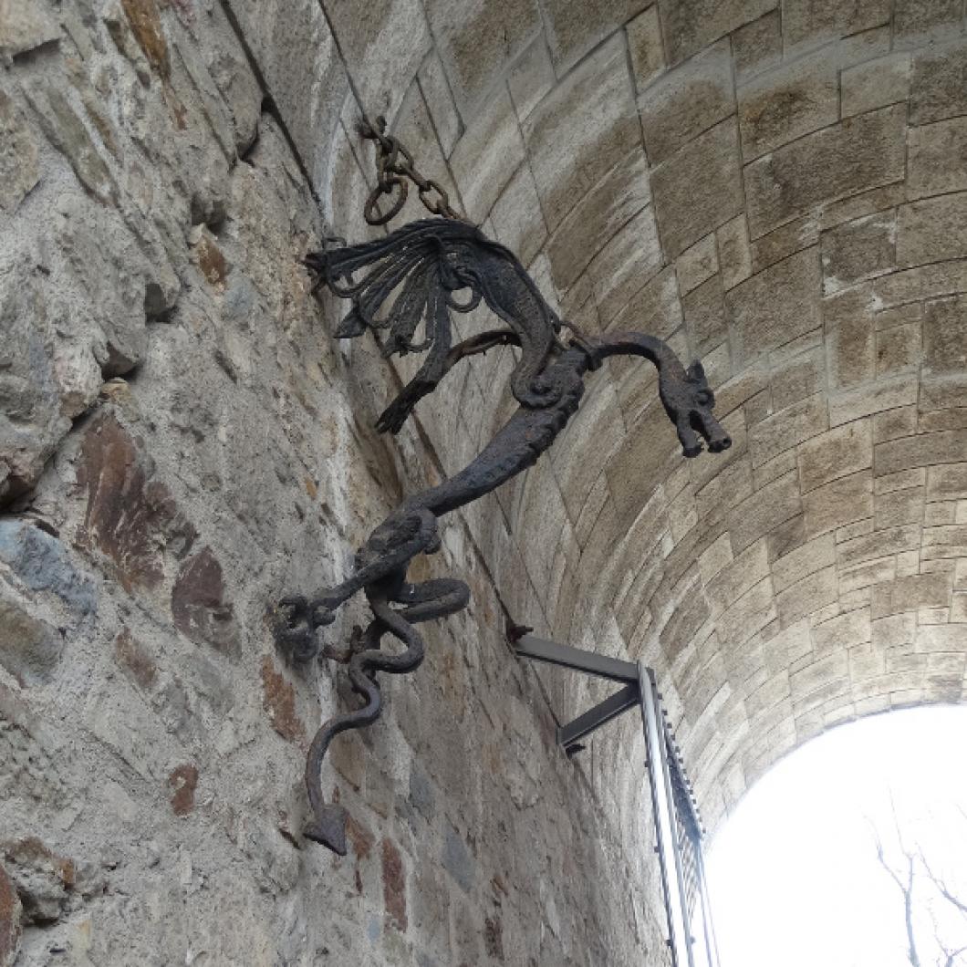 Dragon at the entrance to the Ljubljana Castle. Photo: LC archive