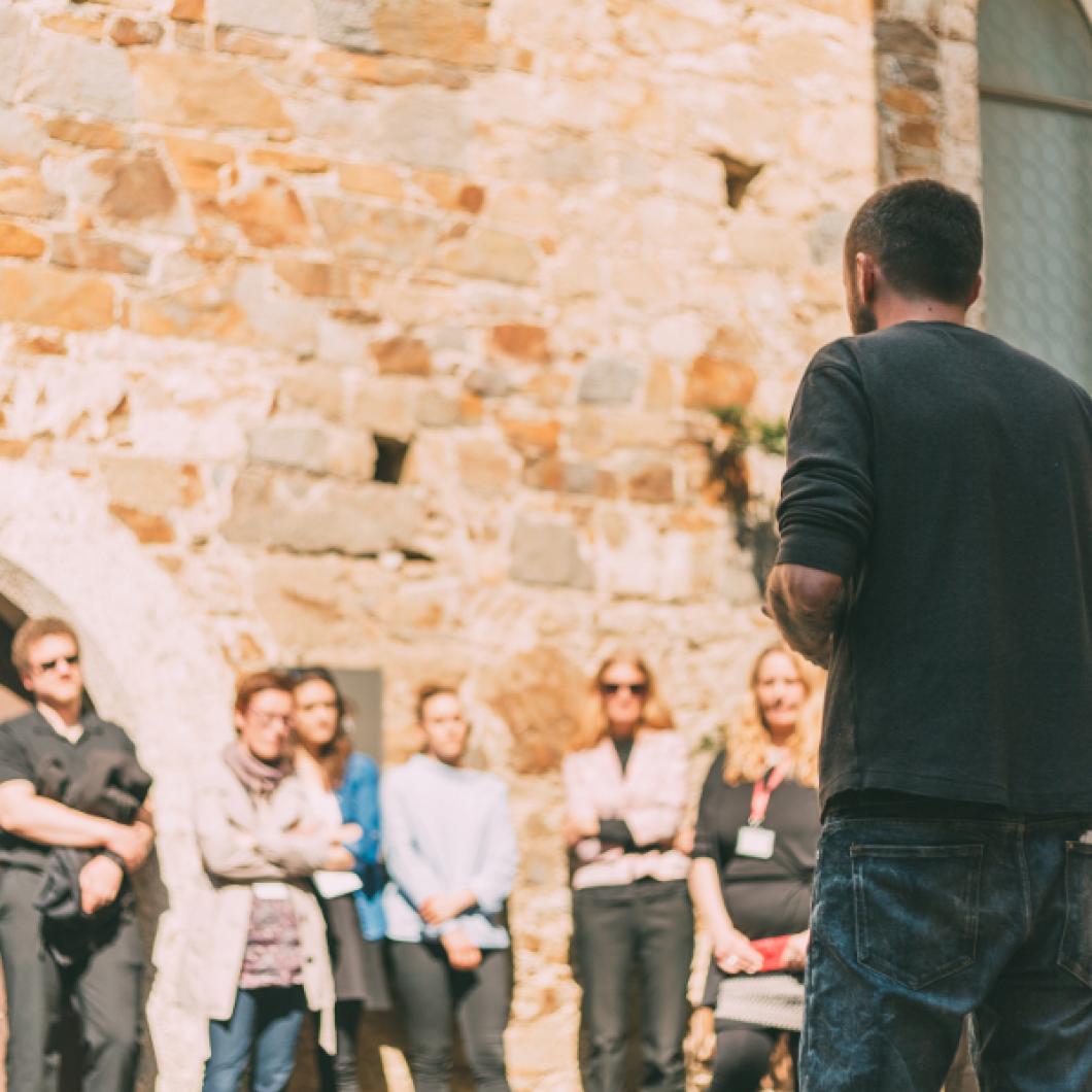 Guided Tour of the Exhibition Mighty Guardians of the Past – for adults. Photo: Marko Duplišak