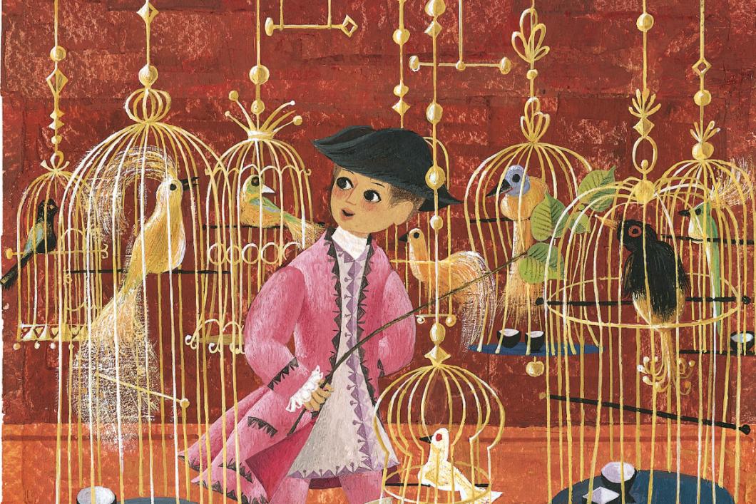 Zimske počitnice; Potep med pravljicami, Zlata ptica. Ilustracija: Ančka Gošnik Godec (MKZ 2011)