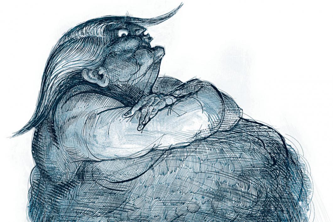 Ameriške volitve. Ilustracija: Ciril Horjak