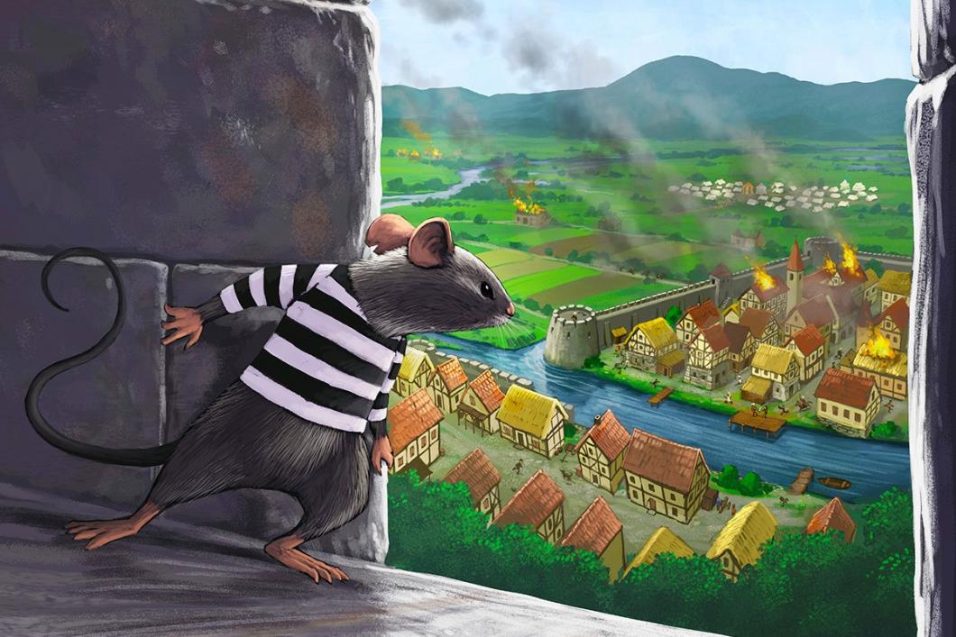 Friderik, grajska podgana. Ilustracije: Gorazd Vahen