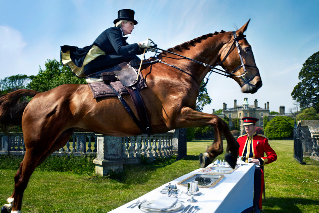 Phillipa Holland & Capt. Billy Morley, Pylewell Park, Lymington (2013). Photo: Uli Weber