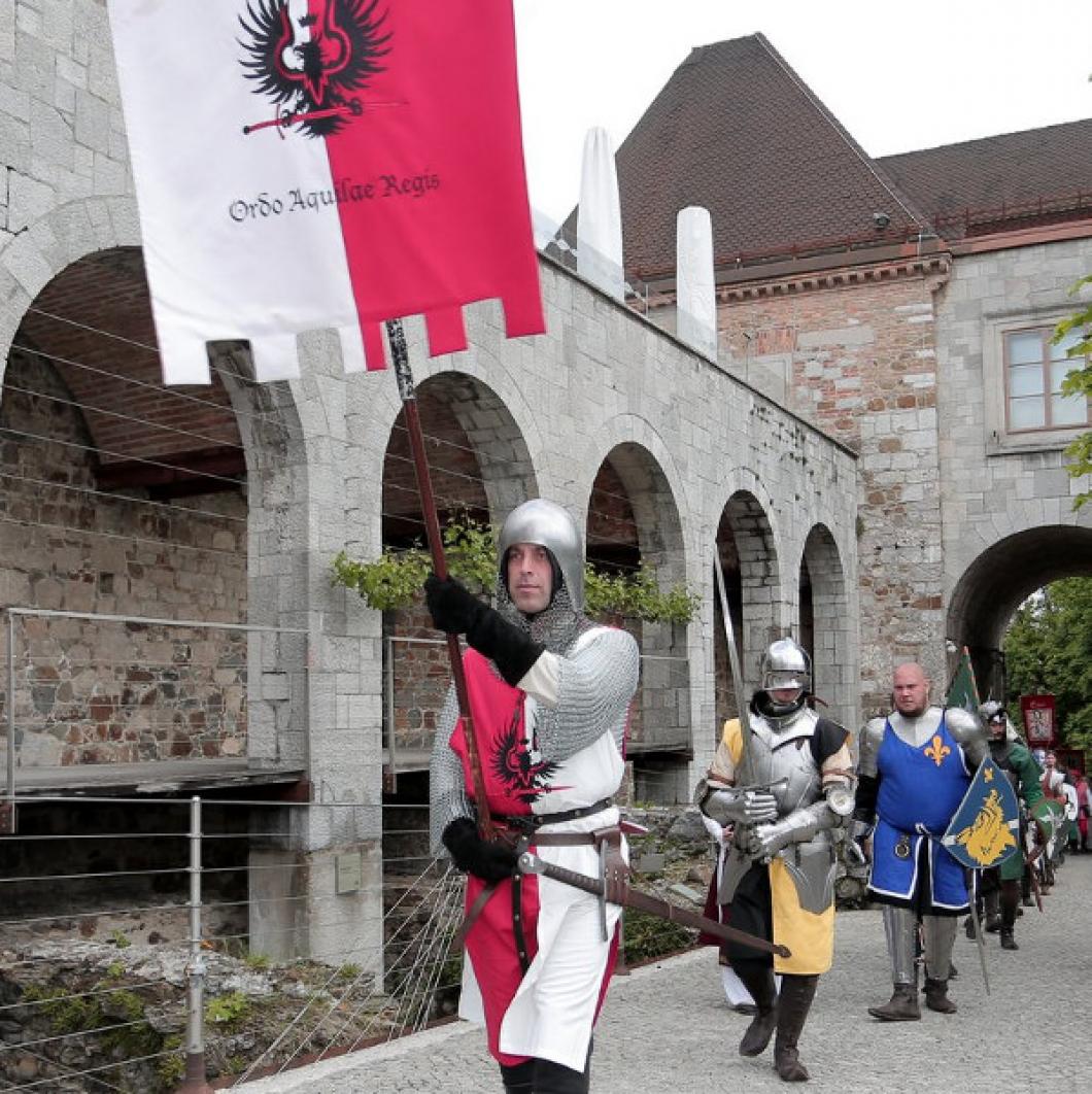 Medieval camp. Photo: Miha Mally