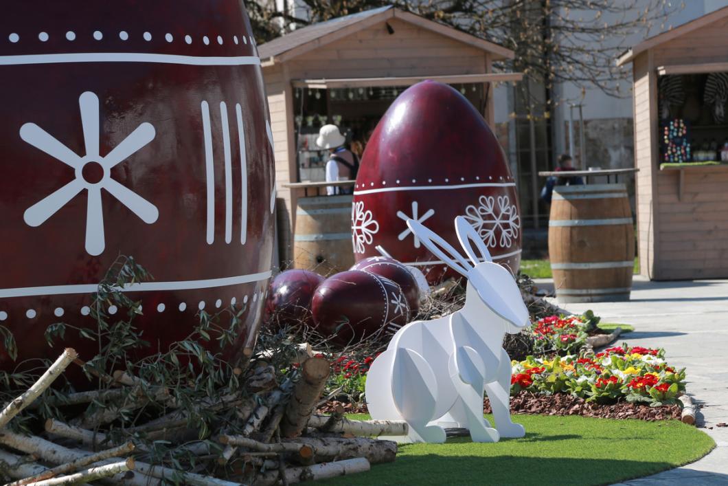 Velikonočni sejem na gradu. Foto: Miha Mally