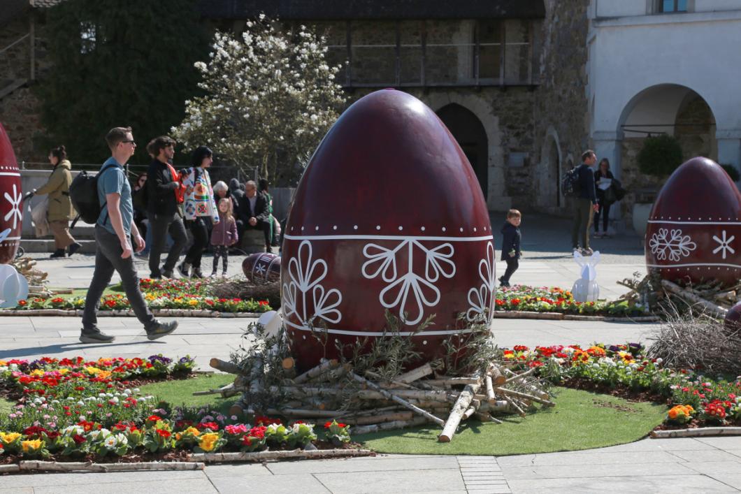 Velikonočni sejem na gradu. Foto: Miha Mally