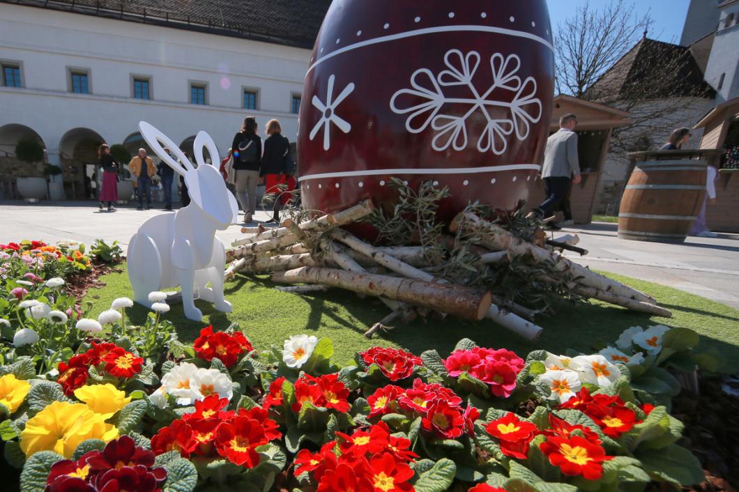 Velikonočni sejem na gradu. Foto: Miha Mally