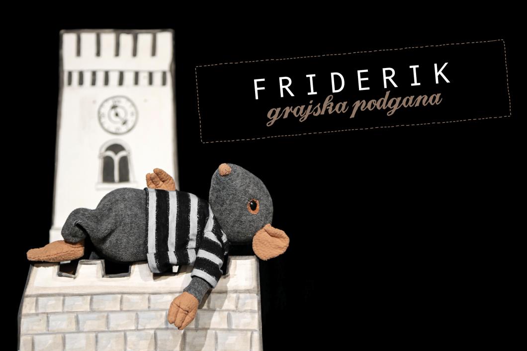 Krovna podoba lutkovne predstave Friderik, grajska podgana.