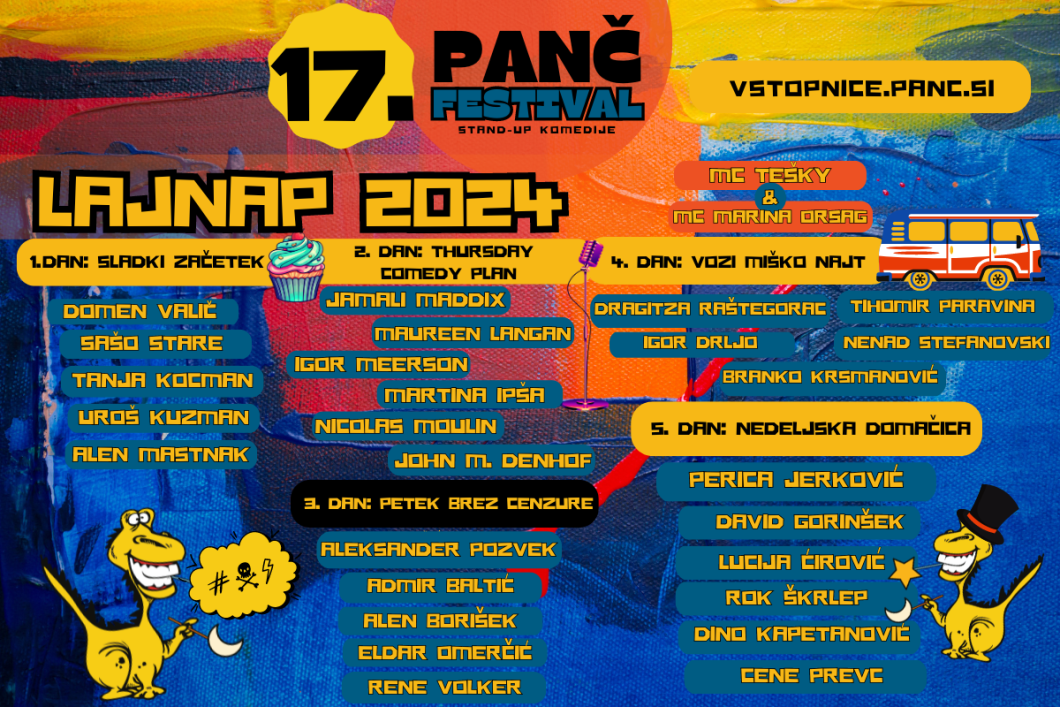 PANČ, festival stand-up komedije na Ljubljanskem gradu