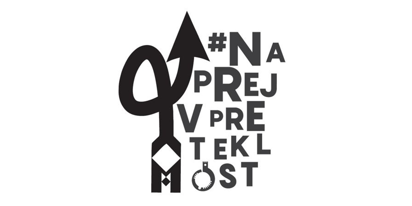 Logo projekta Naprej v preteklost