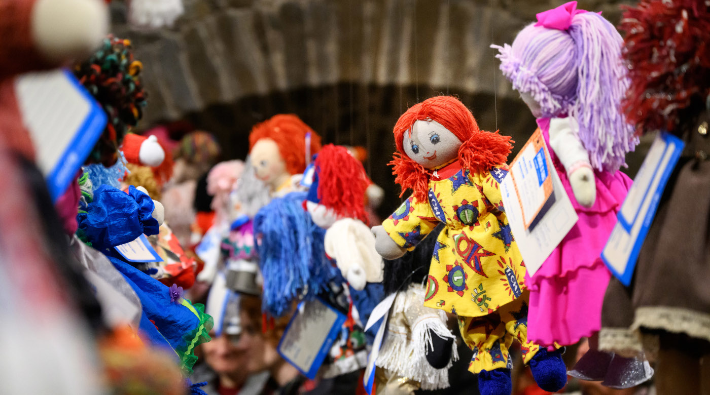 UNICEF-ove Punčke iz cunj. Foto: Domen Pal