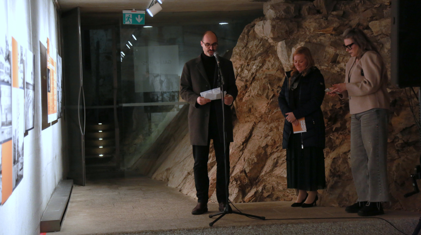 Otvoritev razstave Hanno Hardt: Slovenci - Odtisi preteklega. Foto: Miha Mally