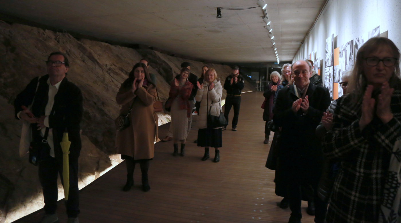 Otvoritev razstave Hanno Hardt: Slovenci - Odtisi preteklega. Foto: Miha Mally