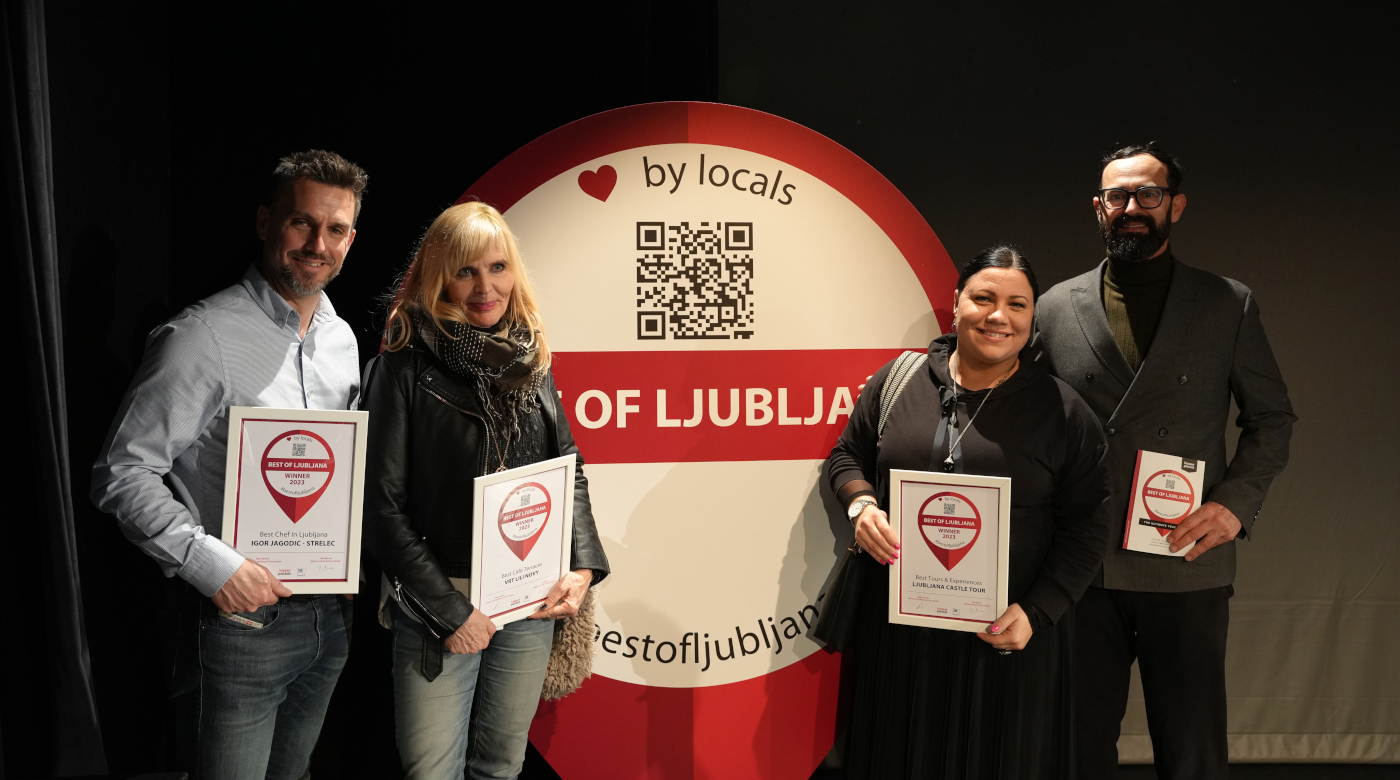 Podelitev nagrad Ljubljana In Your Pocket 2023. Foto: Peter Krivic