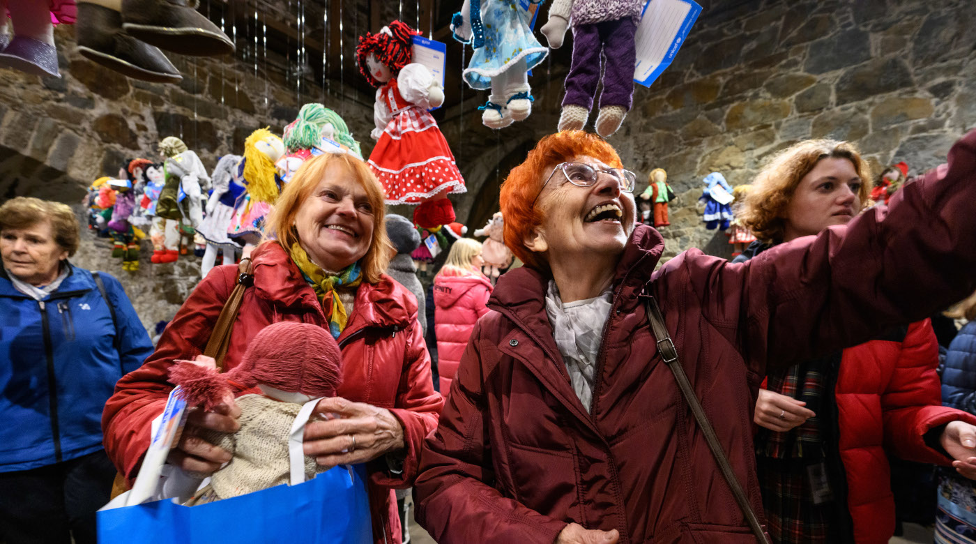 UNICEF-ove Punčke iz cunj. Foto: Domen Pal