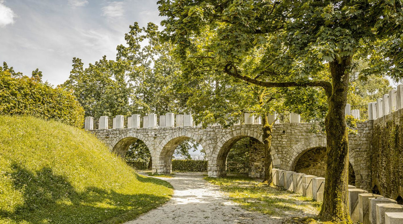 Castle Hill, Plečnikś Šance. Photo: Ljubljana Castle archive