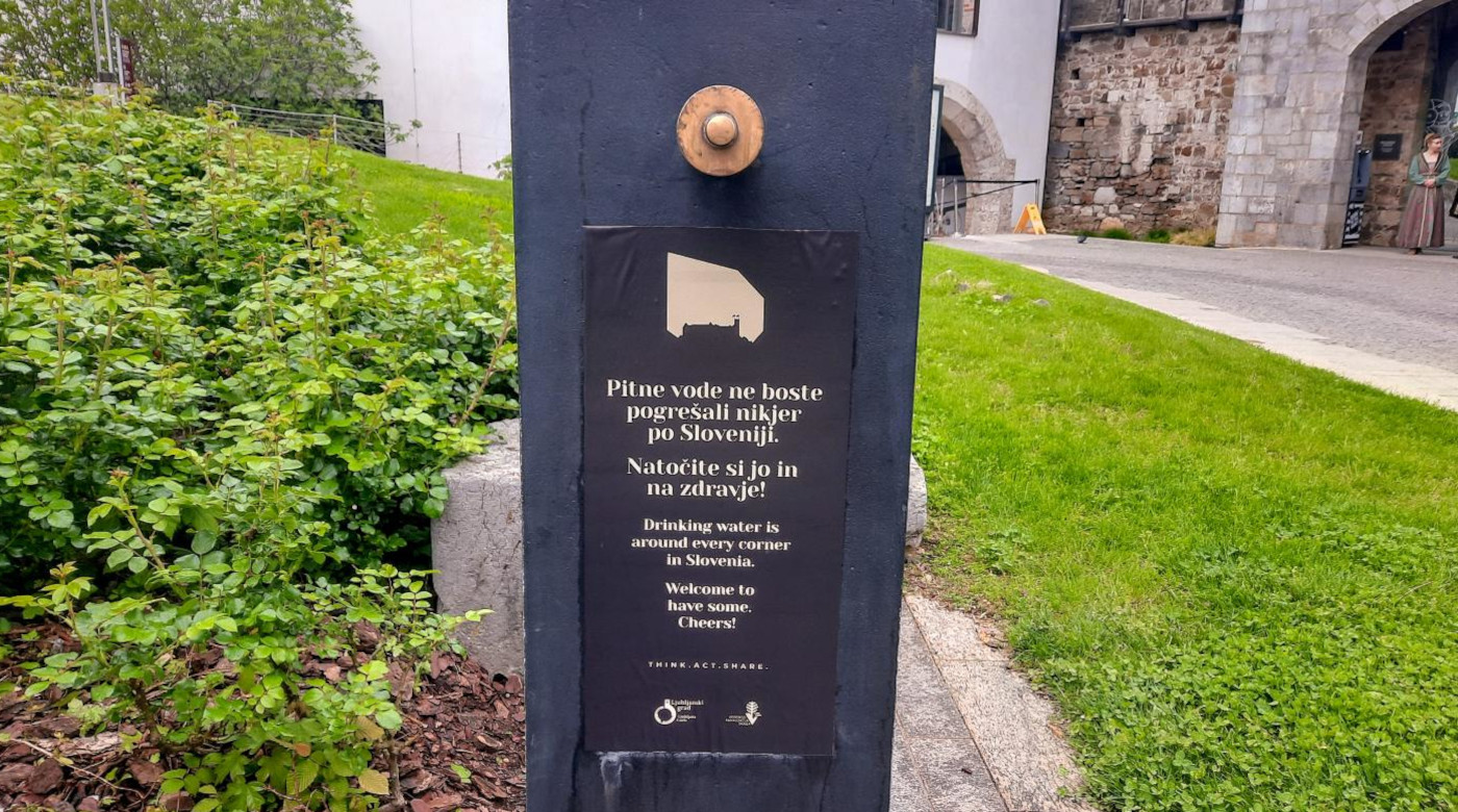 Drinking water. Photo: Ljubljana Castle archive