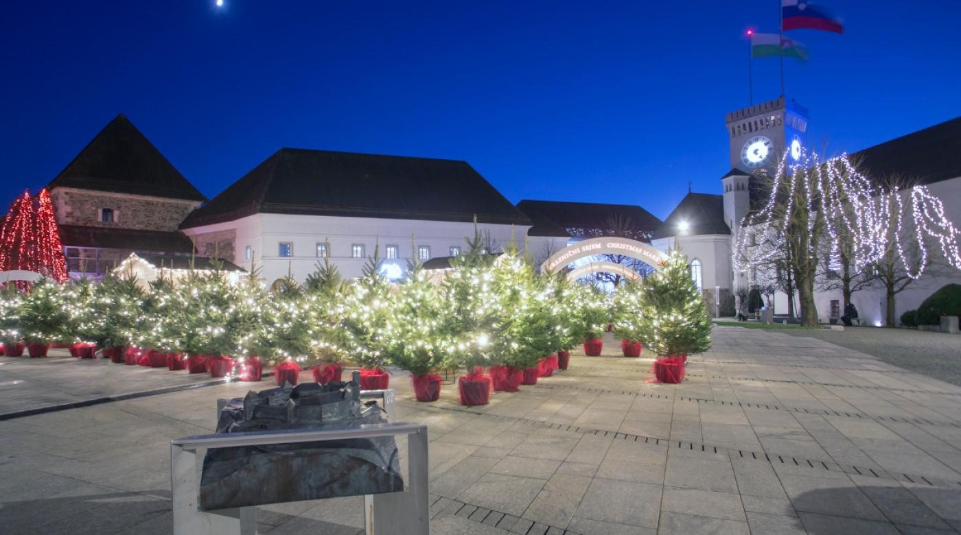 Prosinac u Ljubljanskim dvorcu. Foto: Miha Mally