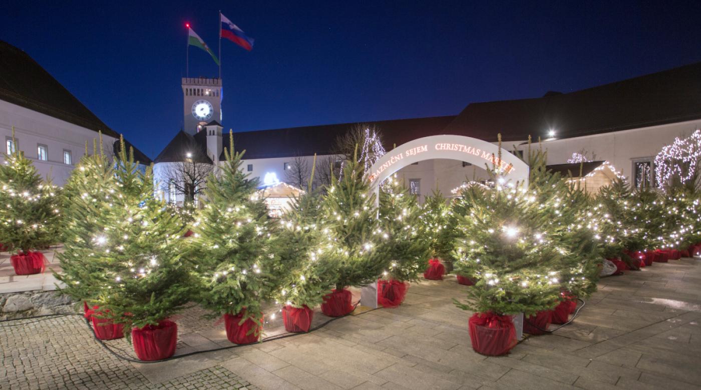 Prosinac u Ljubljanskim dvorcu. Foto: Miha Mally