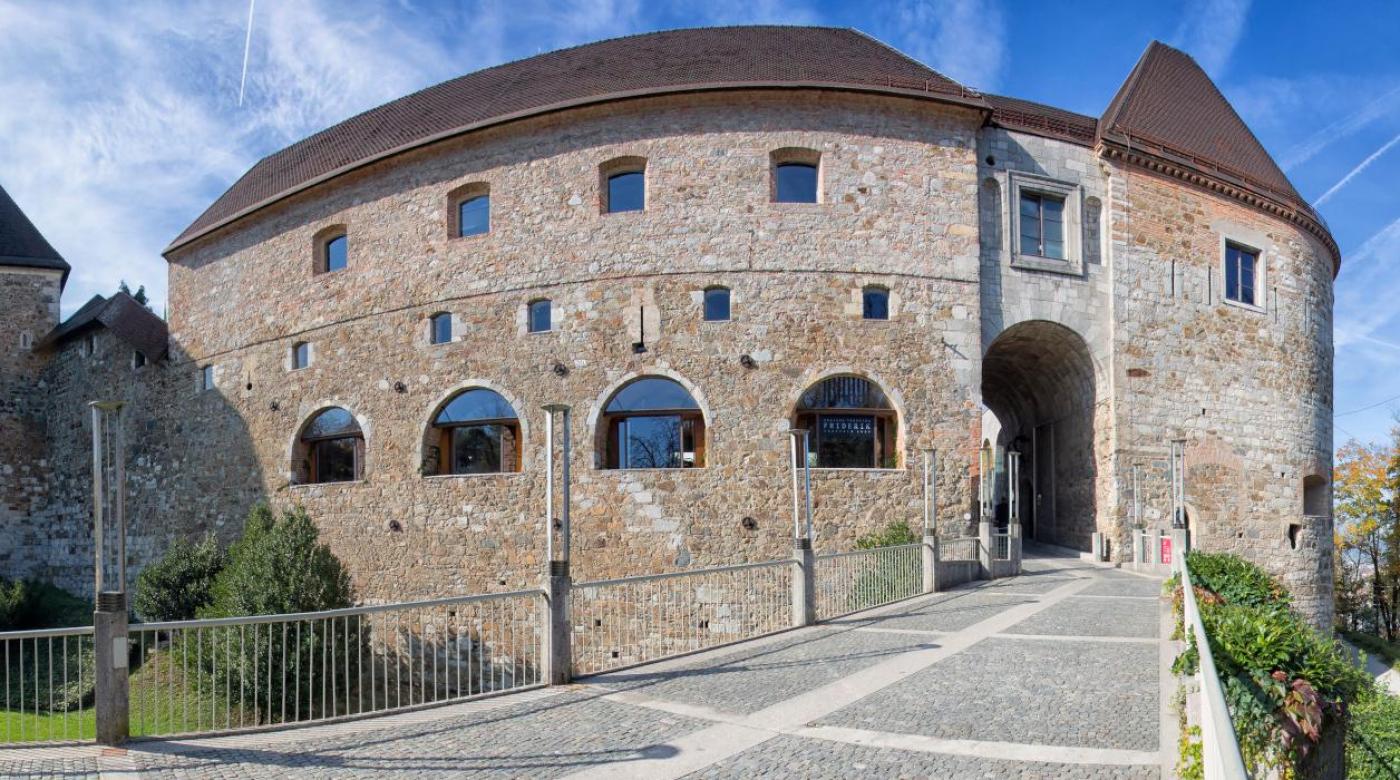 Prenovljen vstopni most pred glavnim vhodom