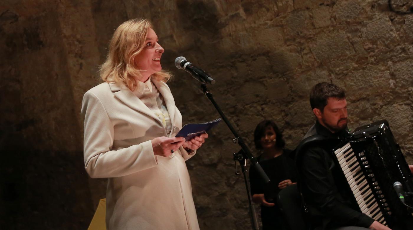 Odprtje prostorske projekcije Ko ilustracije oživijo. Foto: Miha Mally