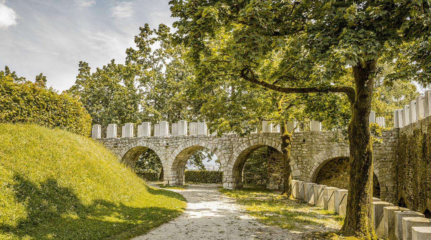 Grajski grič, Plečnikove Šance. Foto: arhiv LG