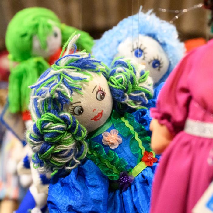 UNICEF - ove Punčke iz cunj. Foto: Domen Pal