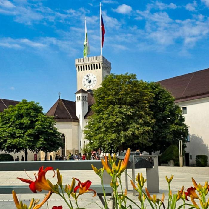 Ljubljanski grad, Grajsko dvorišče. Foto: arhiv LG