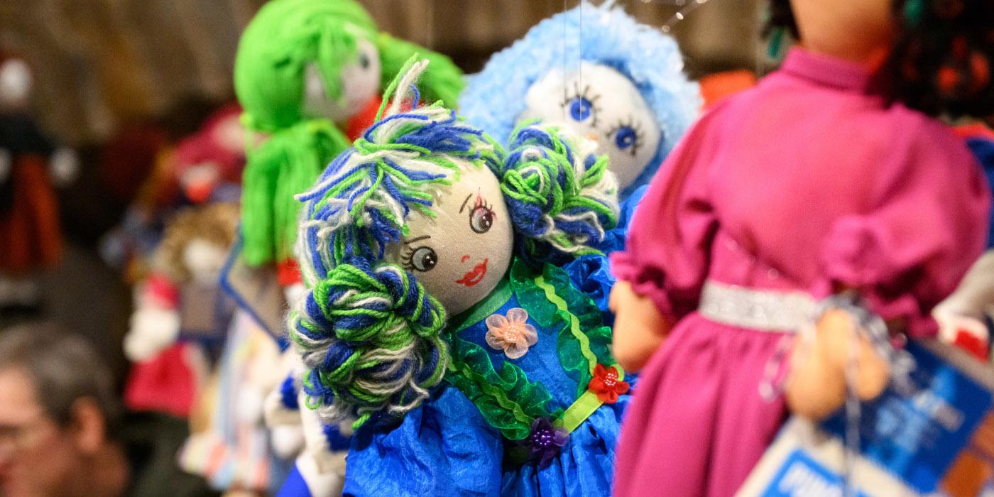 UNICEF - ove Punčke iz cunj. Foto: Domen Pal