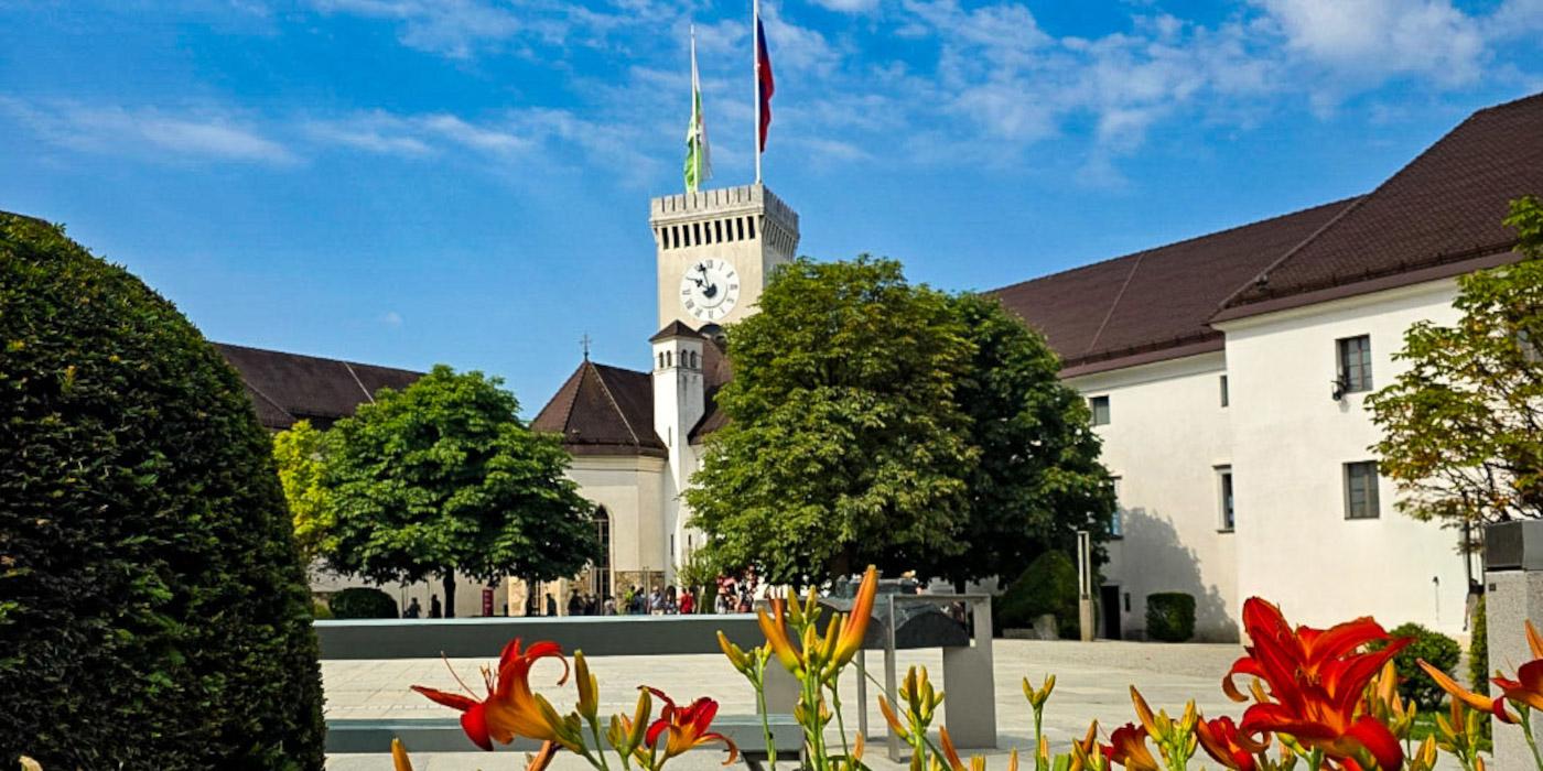 Ljubljanski grad, Grajsko dvorišče. Foto: arhiv LG