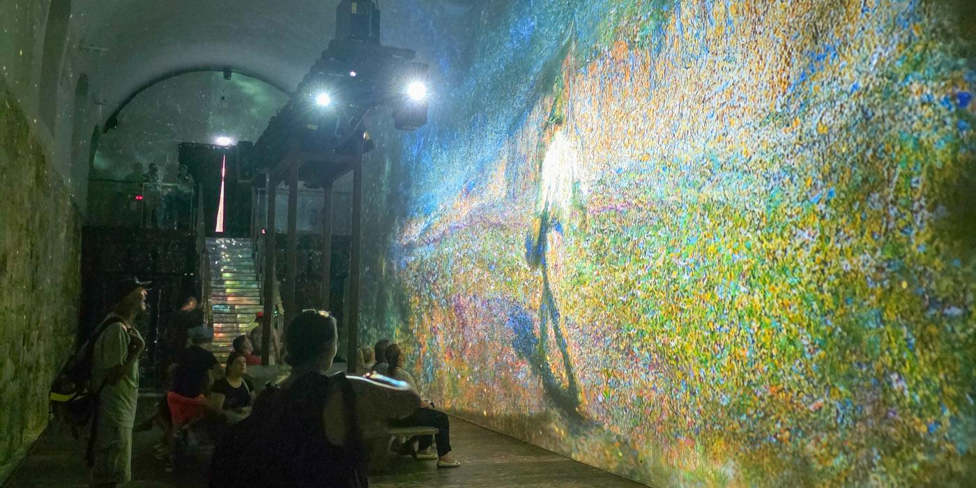 Prostorska projekcija V objemu impresionizma. Foto: arhiv LG