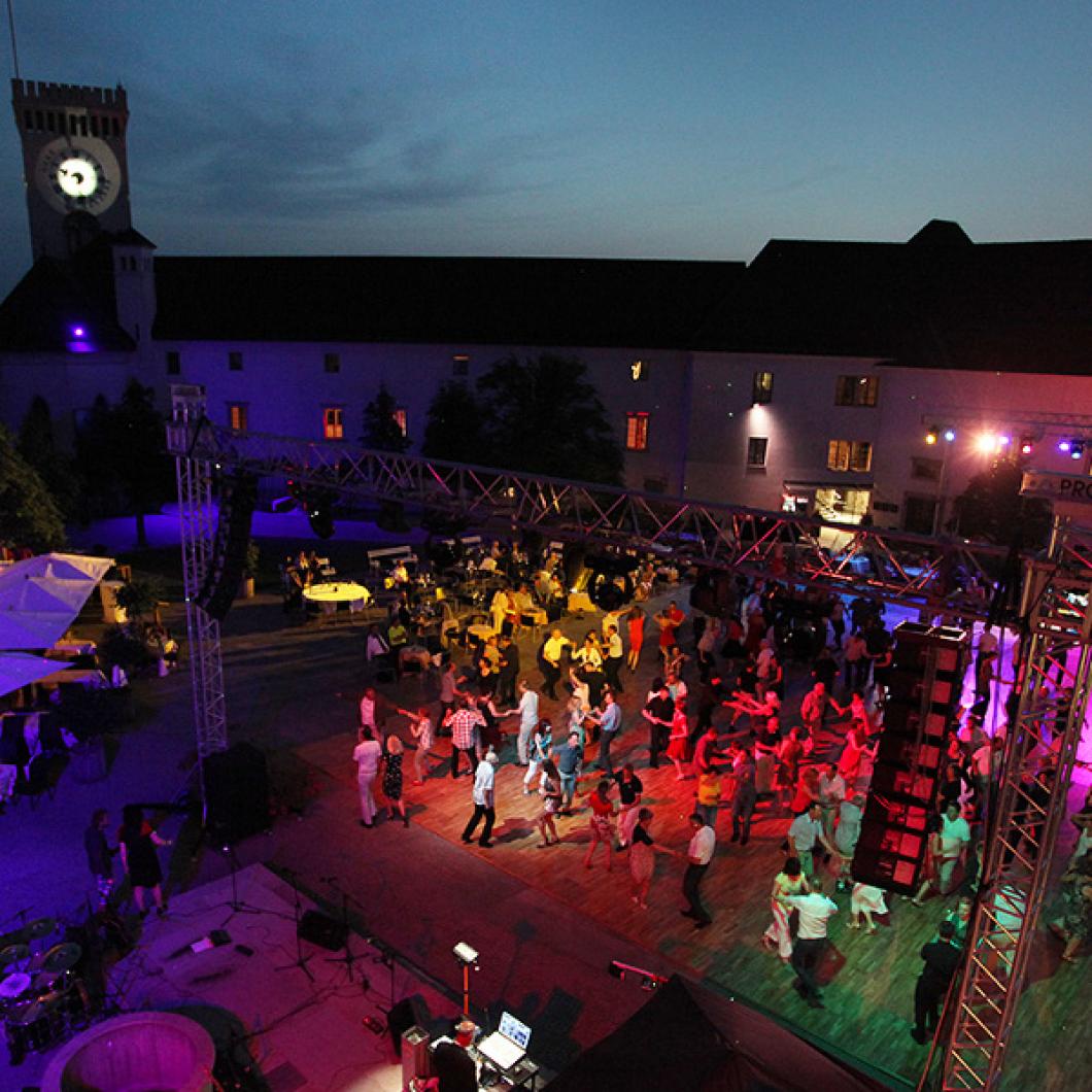 Dance Evening at the Ljubljana Castle; photo: Ljubljana Castle archive