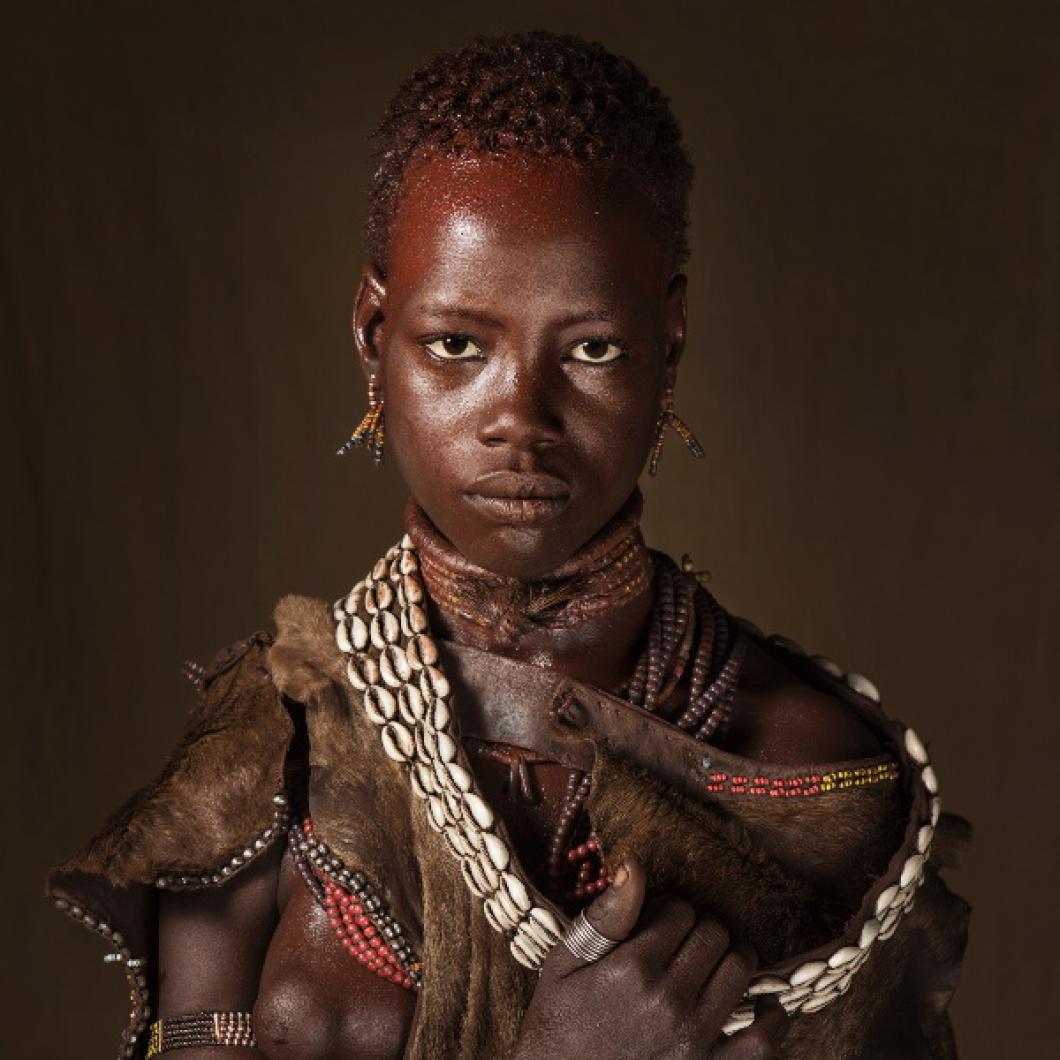 Member of the Hamar (Southern part of the Omo River basin in Ethiopia)