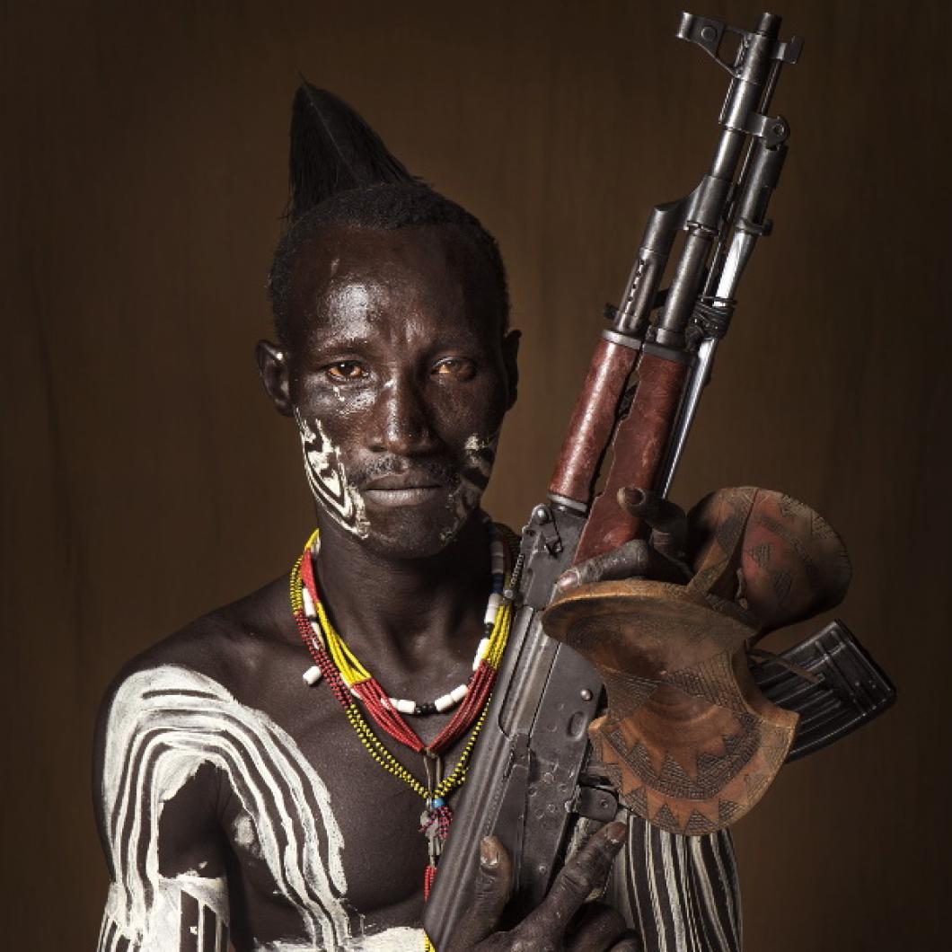 Member of the Karo (Southern part of the Omo River basin in Ethiopia)