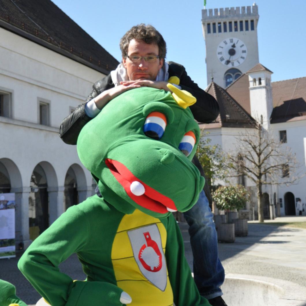 Ljubljanski zmaj, za prijatelje Franci; foto: Saša Strnad