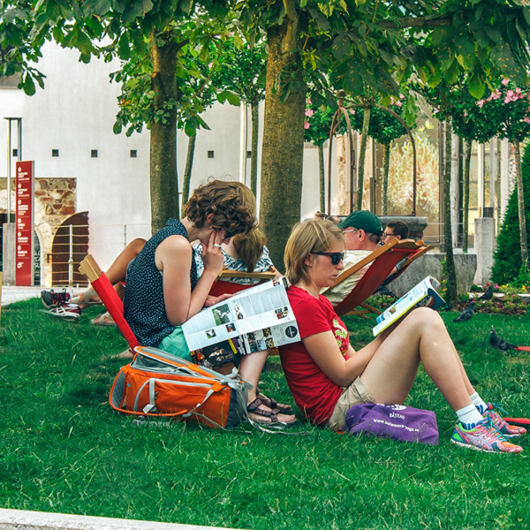 Library Under the Treetops; photo: Matej Perko